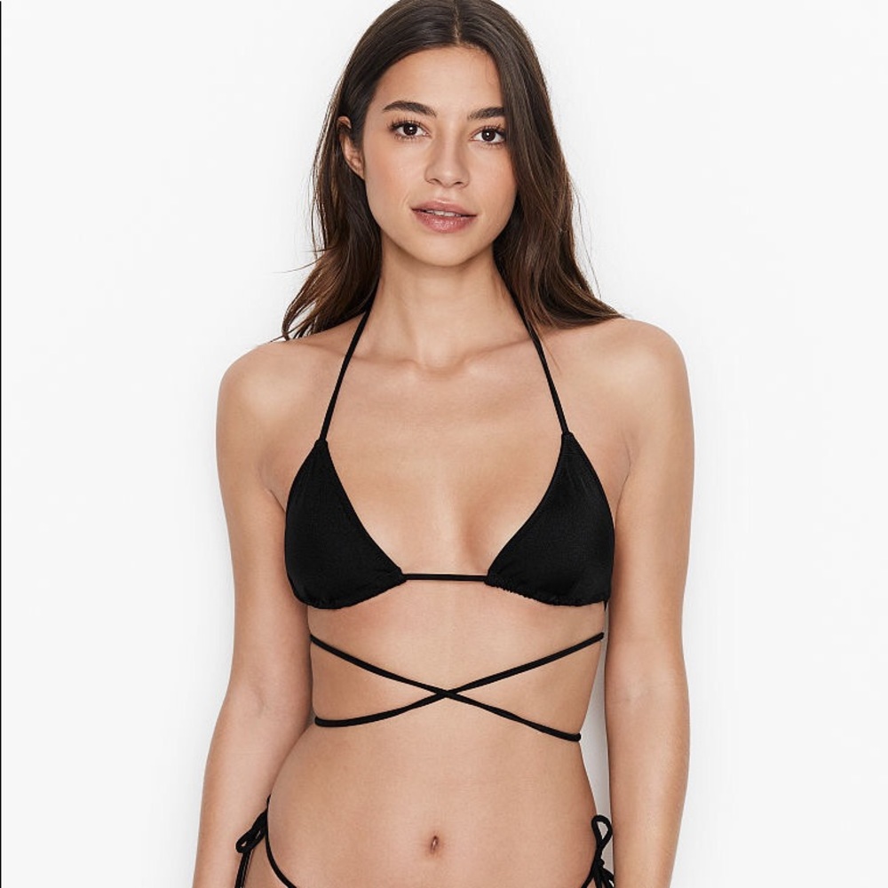 NWOT Victoria’s Secret Santorini Strappy Wrap Triangle Bikini Top
